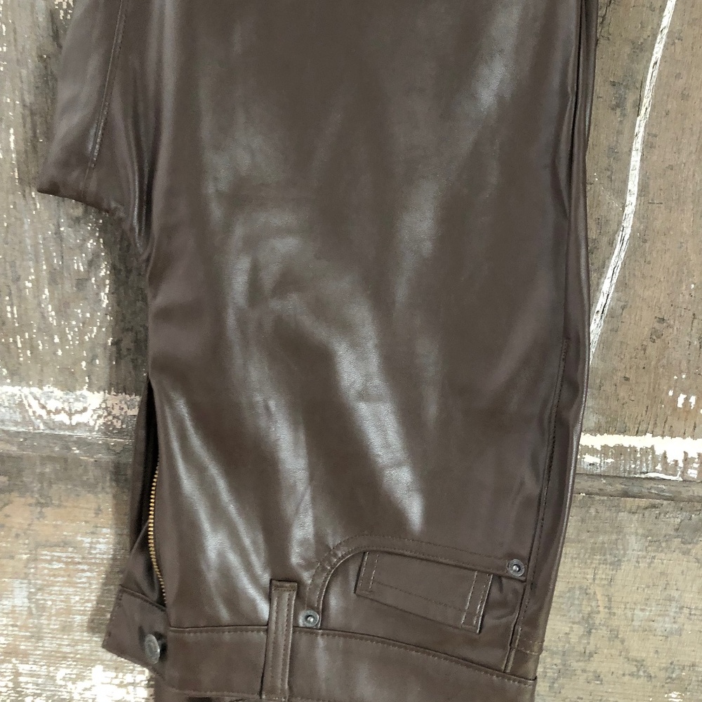 Women’s pleather pants new with tags size 10